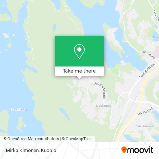 Mirka Kimonen map