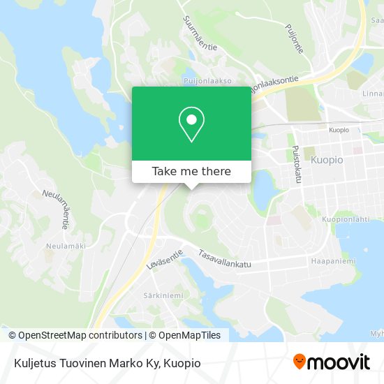 Kuljetus Tuovinen Marko Ky map
