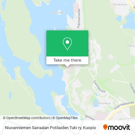 Niuvanniemen Sairaalan Potilaiden Tuki ry map