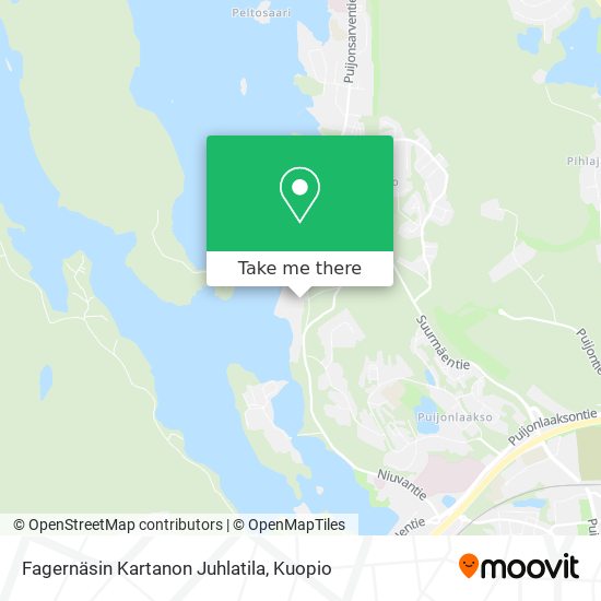 Fagernäsin Kartanon Juhlatila map