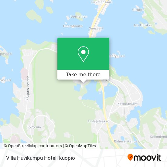 Villa Huvikumpu Hotel map