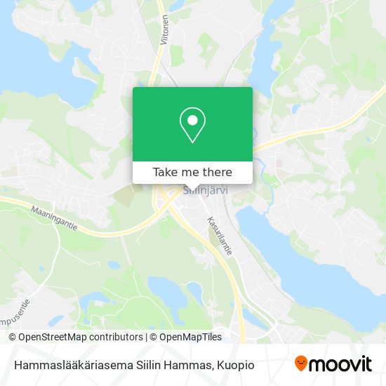 Hammaslääkäriasema Siilin Hammas map