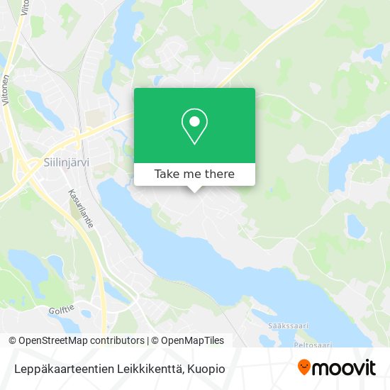 Leppäkaarteentien Leikkikenttä map