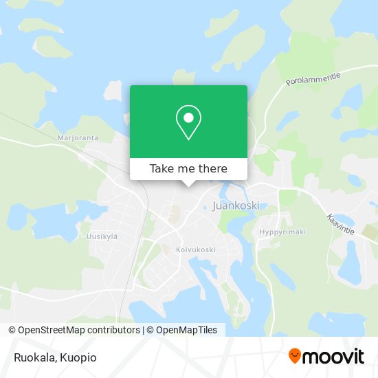 Ruokala map