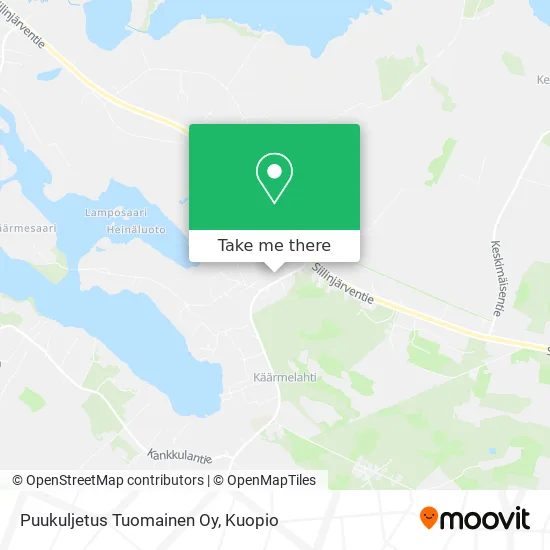 Wood Transport Tuomainen Oy map