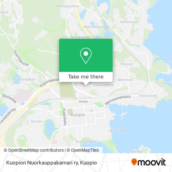 Kuopion Nuorkauppakamari ry map