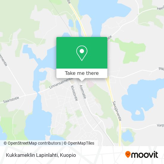 Kukkameklin Lapinlahti map