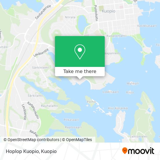 Hoplop Kuopio map