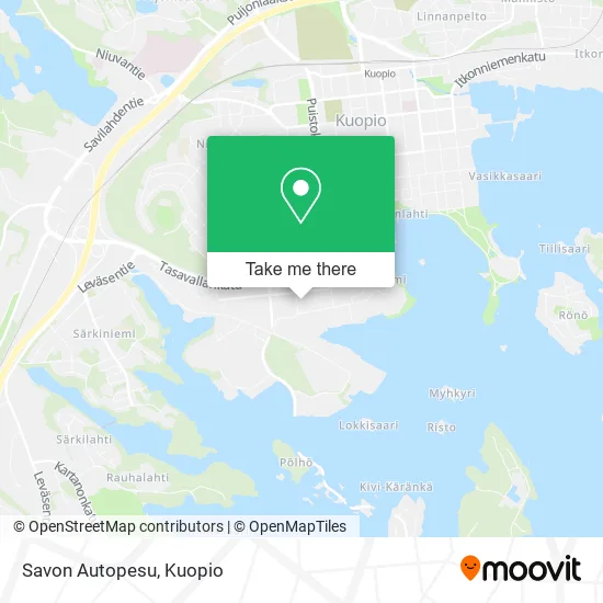 Savon Autopesu map
