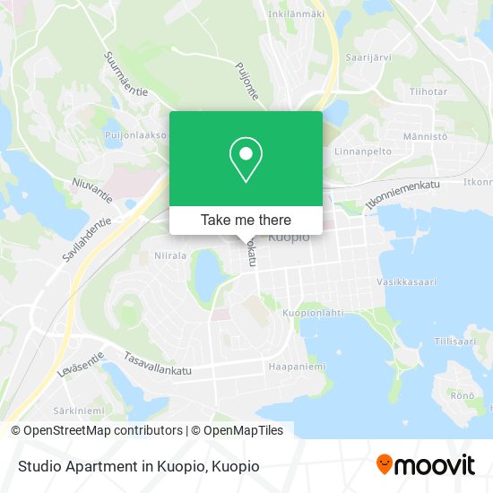 Studio Apartment in Kuopio map