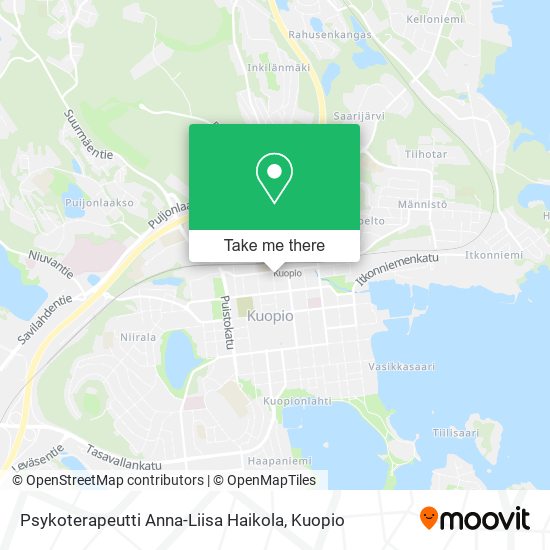 Psykoterapeutti Anna-Liisa Haikola map