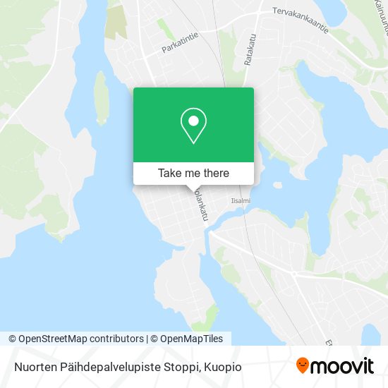 Nuorten Päihdepalvelupiste Stoppi map