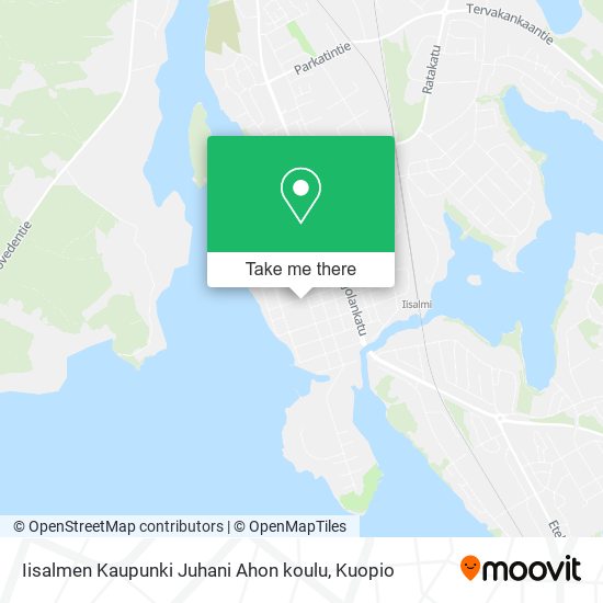 Iisalmen Kaupunki Juhani Ahon koulu map