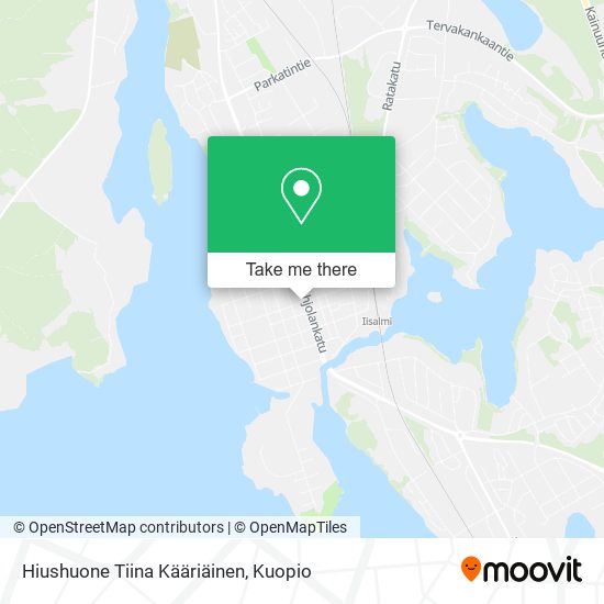 Hiushuone Tiina Kääriäinen map