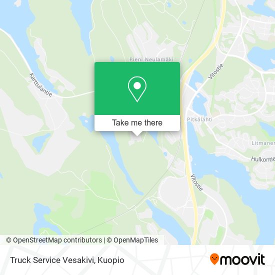 Truck Service Vesakivi map