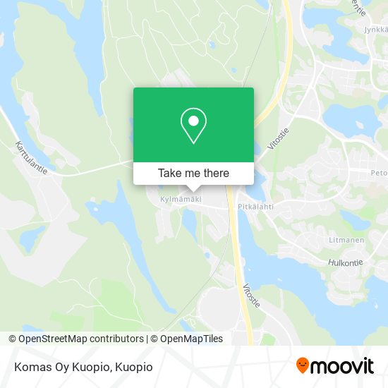 Komas Oy Kuopio map