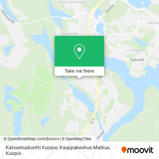 Katsastuskontti Kuopio, Kauppakeskus Matkus map