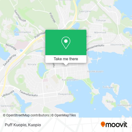 Puff Kuopio map