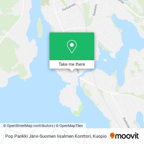 Pop Pankki Järvi-Suomen Iisalmen Konttori map