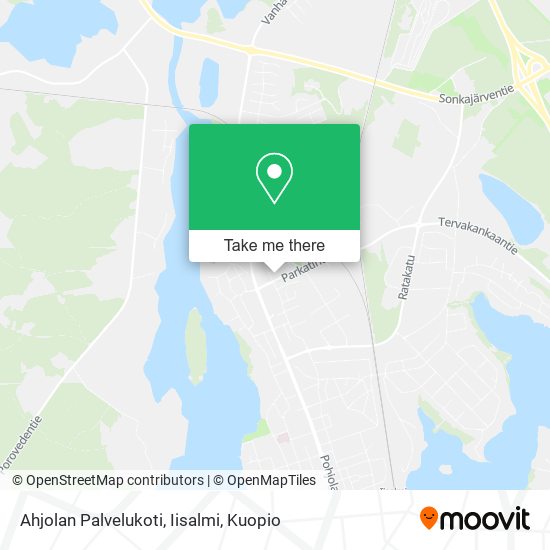 Ahjolan Palvelukoti, Iisalmi map