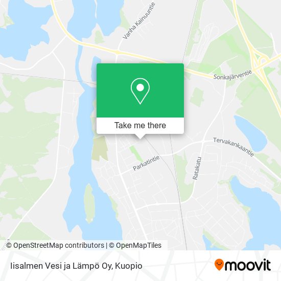 Iisalmen Vesi ja Lämpö Oy map