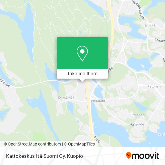 Kattokeskus Itä-Suomi Oy map