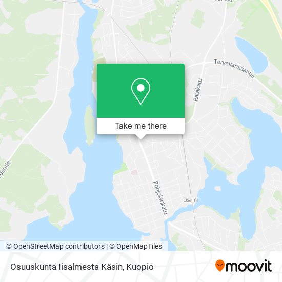 Osuuskunta Iisalmesta Käsin map
