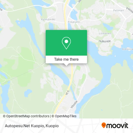 Autopesu.Net Kuopio map