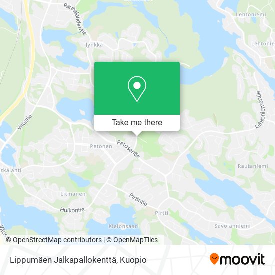 Lippumäen Jalkapallokenttä map