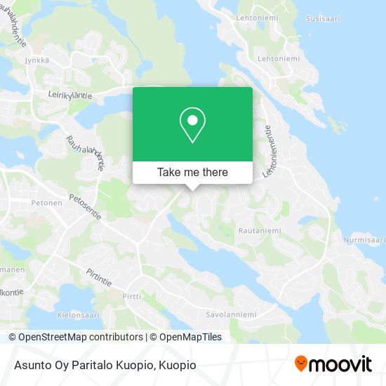 Asunto Oy Paritalo Kuopio map