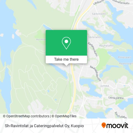 Sh-Ravintolat ja Cateringpalvelut Oy map