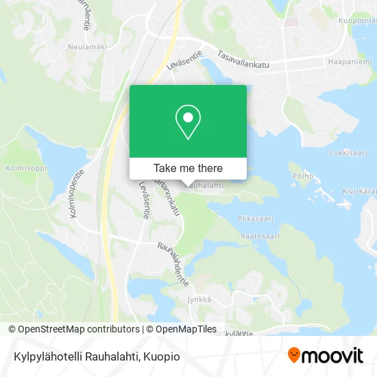 Kylpylähotelli Rauhalahti map