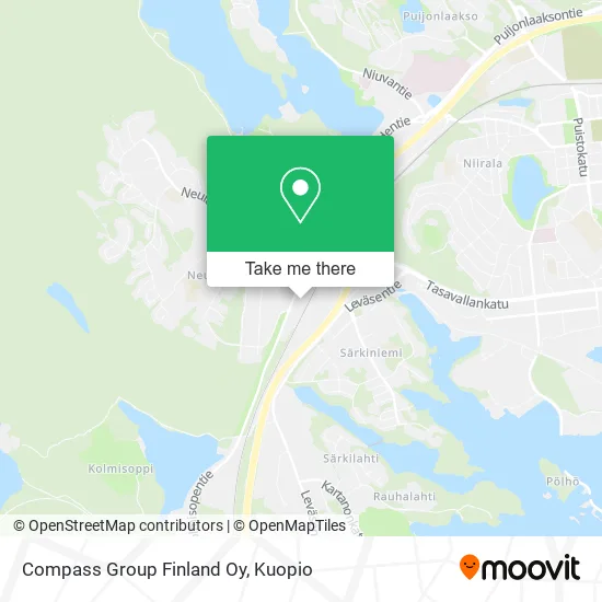 Compass Group Finland Oy map