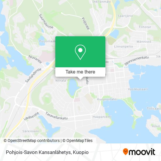 Pohjois-Savon Kansanlähetys map