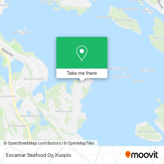 Escamar Seafood Oy map