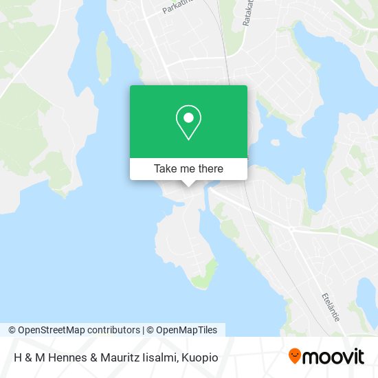 H & M Hennes & Mauritz Iisalmi map