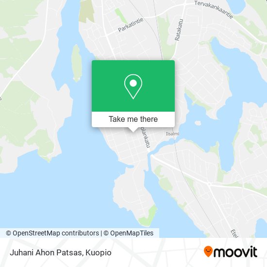 Juhani Ahon Patsas map