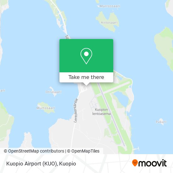 Kuopio Airport (KUO) map