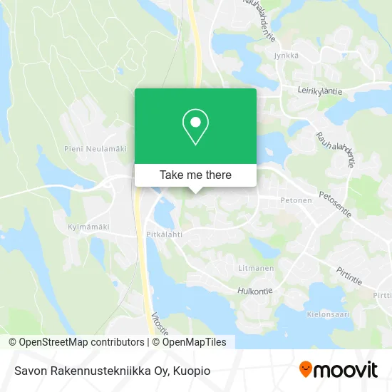 Savon Rakennustekniikka Oy map