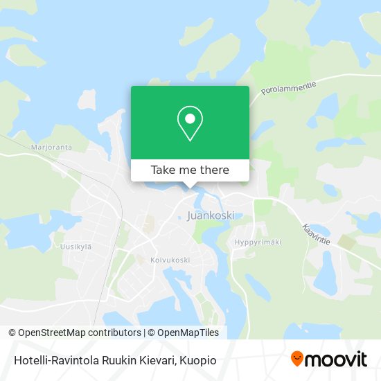 Hotelli-Ravintola Ruukin Kievari map