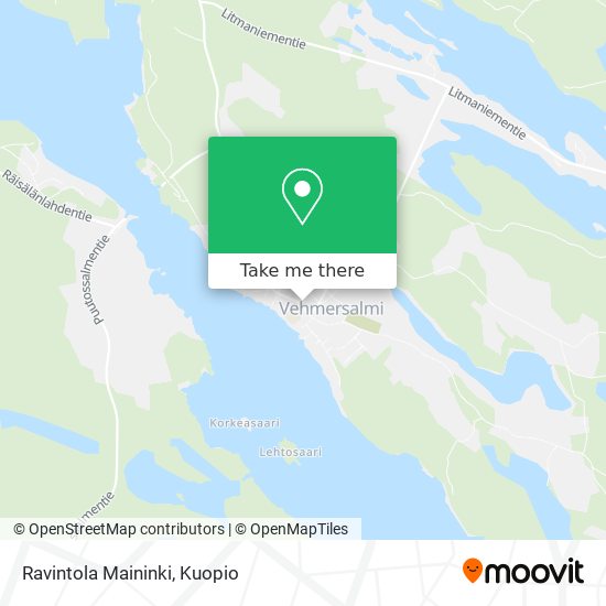 Ravintola Maininki map