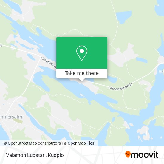 How to get to Valamon Luostari in Vehmersalmi by Bus?