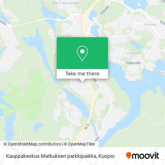 Kauppakeskus Matkuksen parkkipaikka map