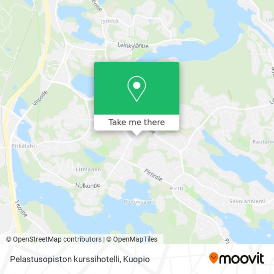 Pelastusopiston kurssihotelli map
