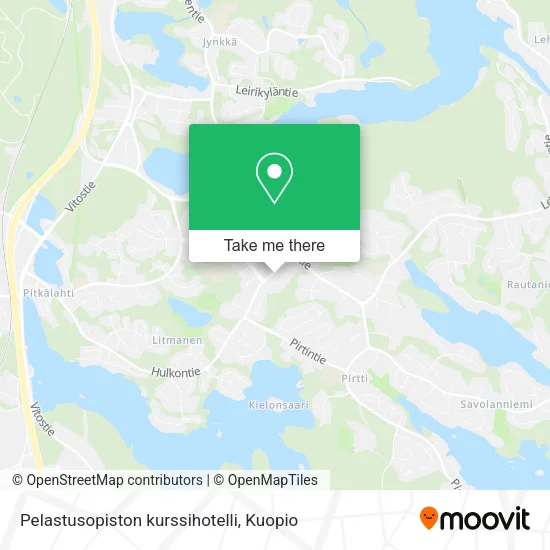 Pelastusopiston kurssihotelli map