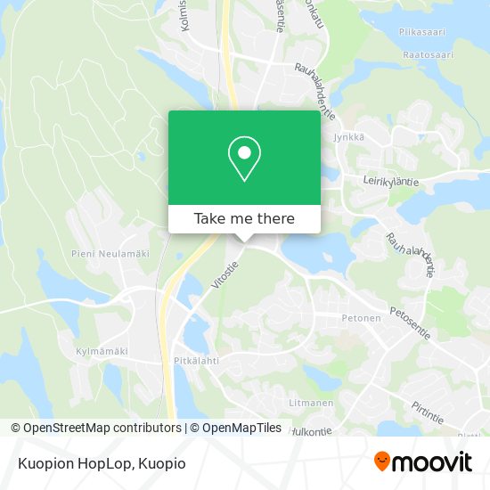 Kuopion HopLop map