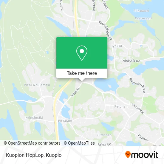 Kuopion HopLop map