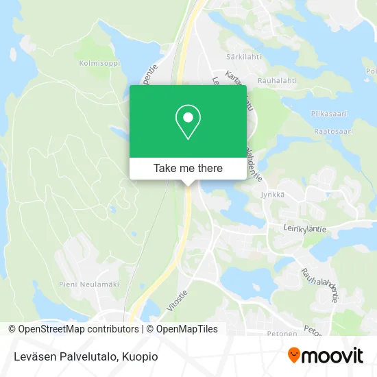 Leväsen Palvelutalo map