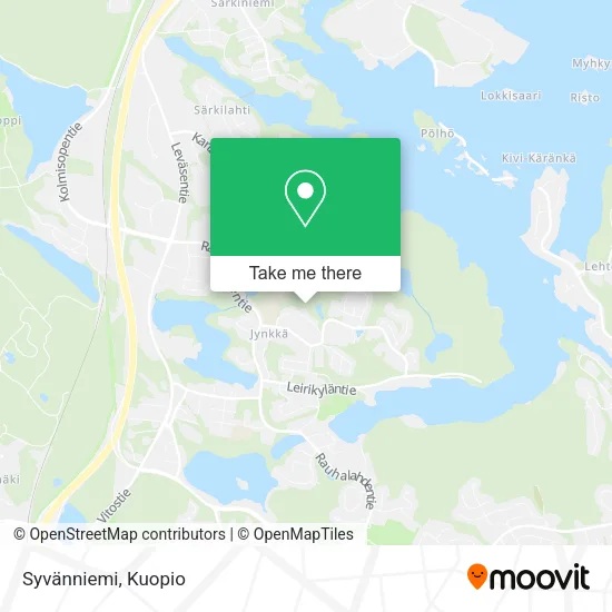 Syvänniemi map