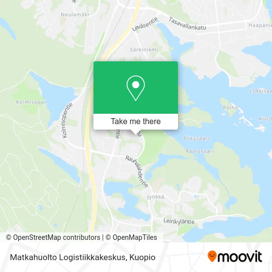 Matkahuolto Logistics Center map